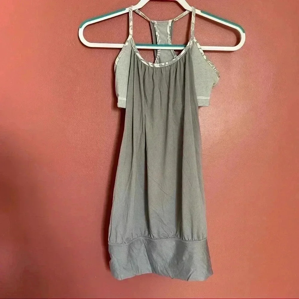 Lululemon Gray No Limits Tank